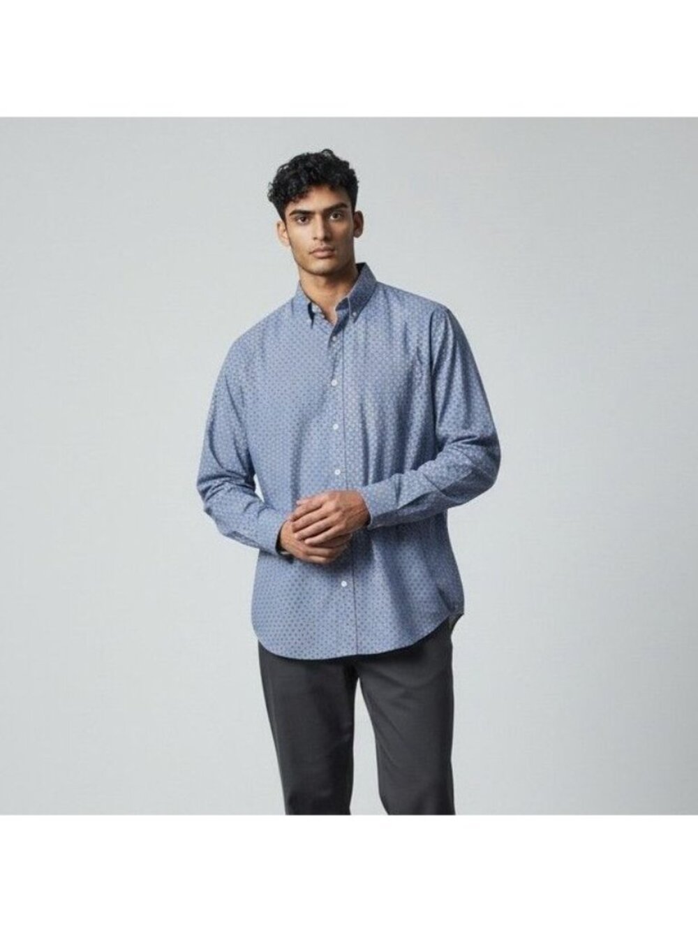 Brooks Brothers Mens 4XLT Blue Floral Print Original Polo Button-Down Shirt